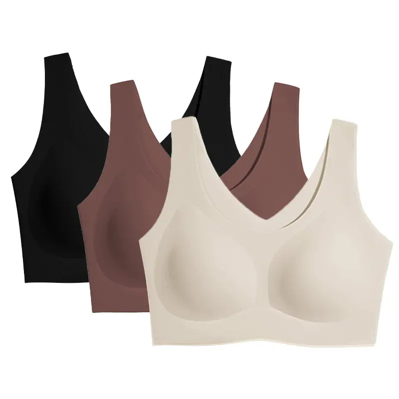 ⏰ LAST 3 HOURS: Seamless Wireless Bralette for Women | Full Coverage Smart Size Everyday Bra