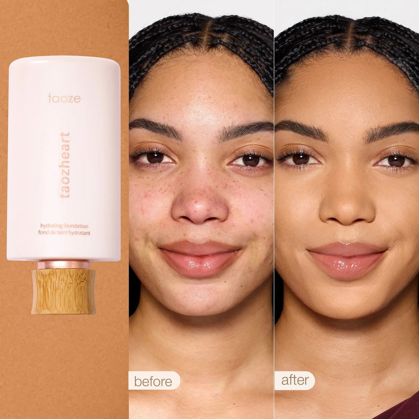 BOGO 50% OFF🔥 Hydrating Serum Foundation + Free Premium Buffing Brush