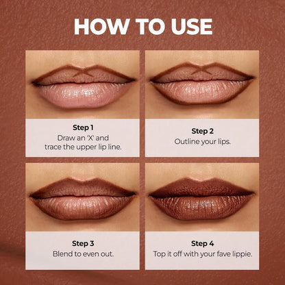 Last Day Buy 1 Get 1 Free Easy Glide Lip Liner — Creamy, Blendable Color with Smooth Application, Summervibes