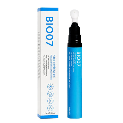 Cooling Eye Gel with Ceramic Tip | Caffeine, Niacinamide & Hyaluronic Acid Depuff Under Eye Treatment